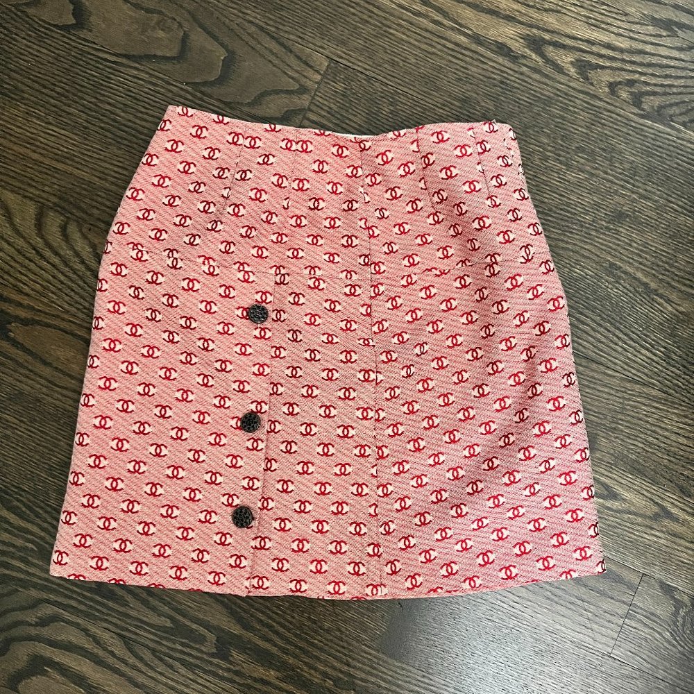 Red Vintage Skirt One Size